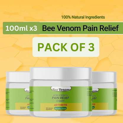 Bee Venom™ Joint and Bone Therapy Cream 100gm (Pack of 3)